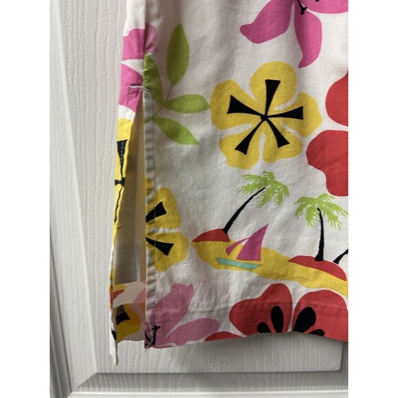 Requirements Mini floral Pencil Skirt Womens Size 14 Tropical Print Classic - Picture 5 of 6